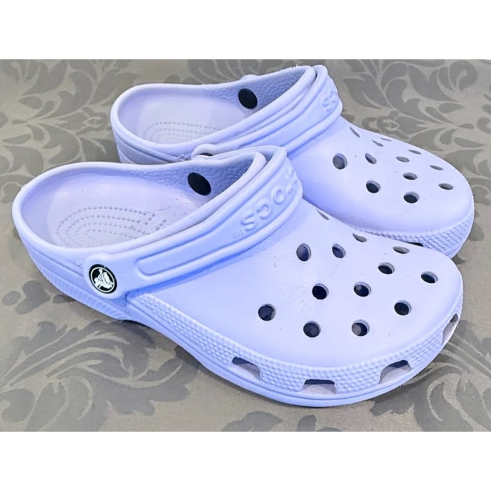 Crocs Classic Clog Lavender Purple W7 M5 Unisex Slip On Comfort Casual Shoes - Picture 3 of 10